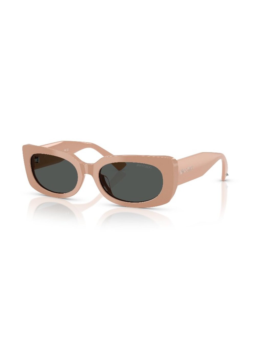 New Jimmy Choo Women's Sunglasses Pink Butterfly Grey Lens Acetate Frame JC5029U